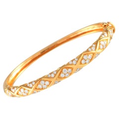 Van Cleef & Arpels 18K Yellow Gold 1.80ct Diamond Bracelet VC07-012524