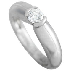 Cartier Platinum 0.27ct Diamond Solitaire Engagement Ring CA27-012424