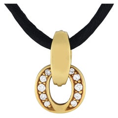 Kieselstein-Cord 18K Yellow Gold 0.24ct Diamond Cord Necklace KC21-020124