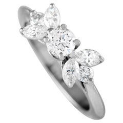 Tiffany & Co. Platin 0,75 Karat Diamant-Cocktailring TI24-012524