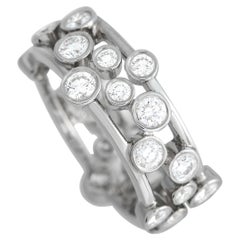 Tiffany & Co. Platinum 1.20 ct Diamond Bubble Ring TI25-012424
