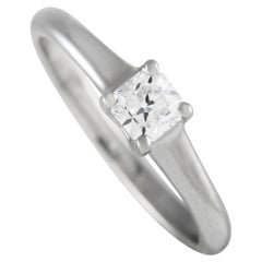 Tiffany & Co. Platinum 0.30ct Lucida Diamond Ring TI09-012524