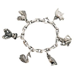 800er Silber-Tier-Charm-Armband #11021