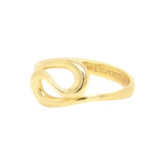 Vintage 18K Gold Tiffany & Co. Elsa Peretti Open Wave Ring