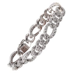 Crivelli Gioielli Exceptional Figaro Bracelet en or 18Kt avec 20.50 Ctw Diamants