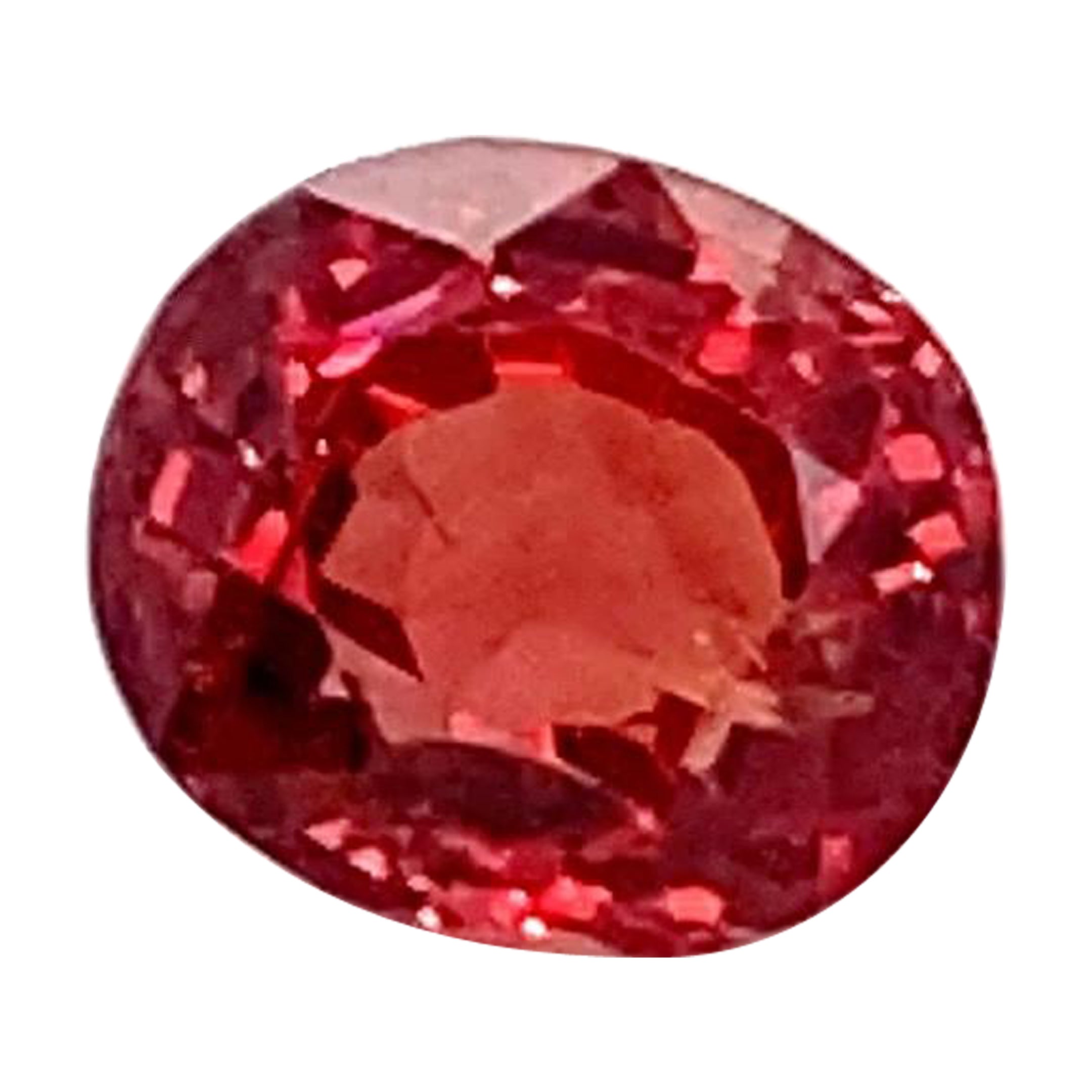 2.10 Carat Oval Shape Natural Red Spinel Loose Gemstone For Sale