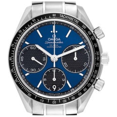 Omega Speedmaster Racing Blue Dial Steel Mens Watch 326.30.40.50.03.001 Box Card