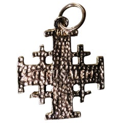 14k Yellow Gold Cross of Jerusalem