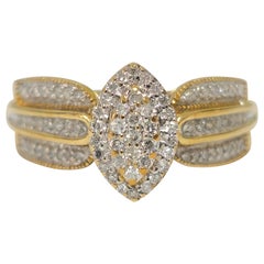 Mid Century Vintage 1.20 Carat Diamond Engagement Women's Ring
