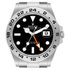 Rolex Explorer II 42mm Black Dial Steel Mens Watch 226570 Box Card