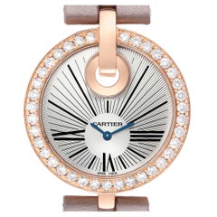 Cartier Captive Rose Gold Diamond Ladies Watch WG600011