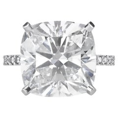 GIA Certified 5 Carat Cushion Cut VS Diamond Engagement Ring