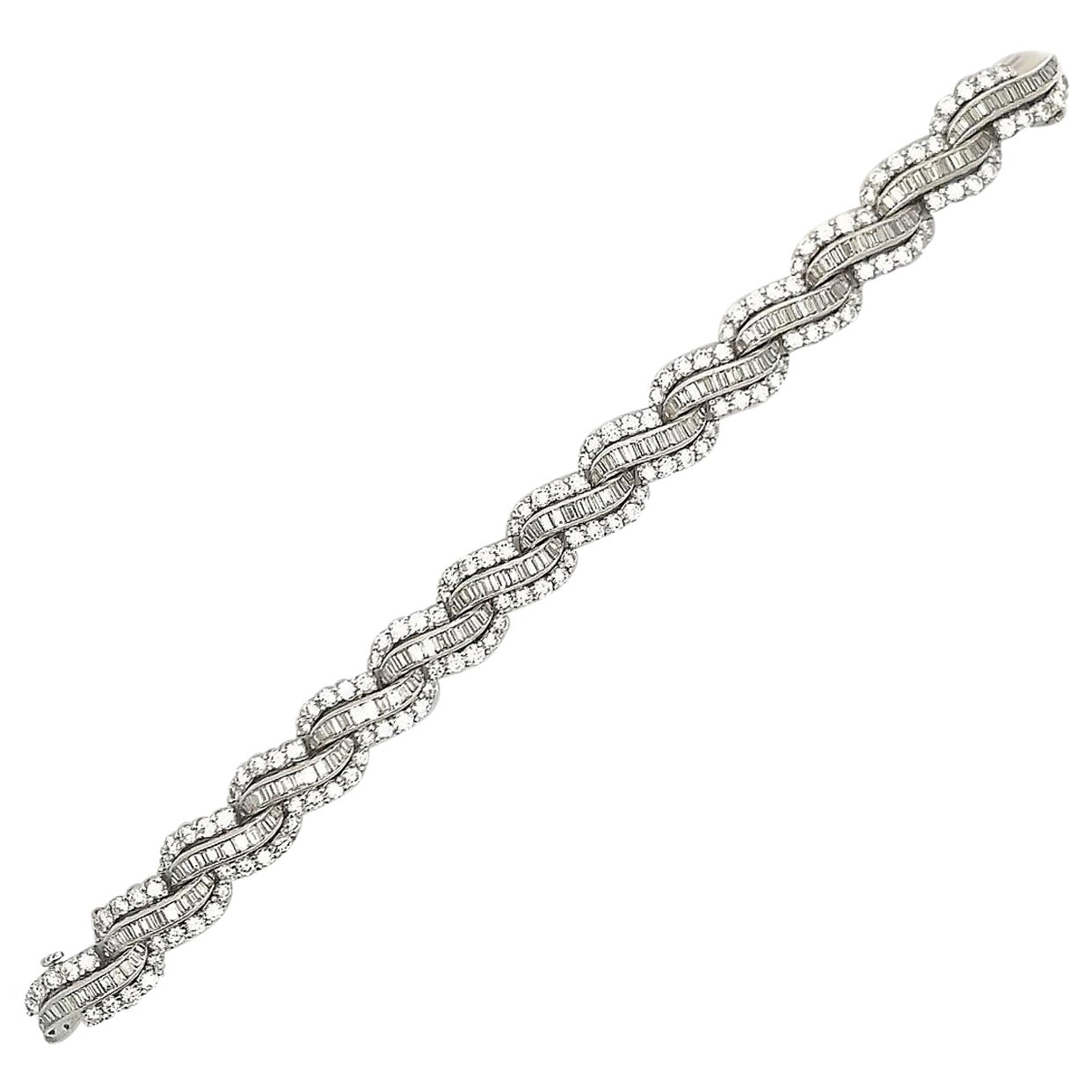 Mid Century Diamant-Armband 