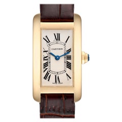 Used Cartier Tank Americaine Yellow Gold Ladies Watch W26015K2