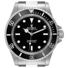 Vintage Rolex Submariner No Date 40mm 2 Liner Steel Mens Watch 14060