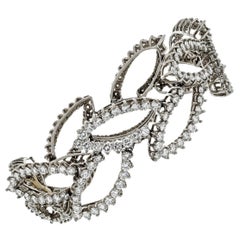 Angela Cummings Wolkenarmband aus Platin mit 26,00cttw runden Diamanten