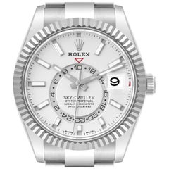 Rolex Sky-Dweller Steel White Gold Mens Watch 326934 Unworn