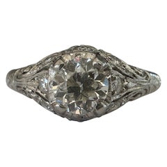 Vintage Estate Whitehouse Brothers Diamond Engagement Ring 