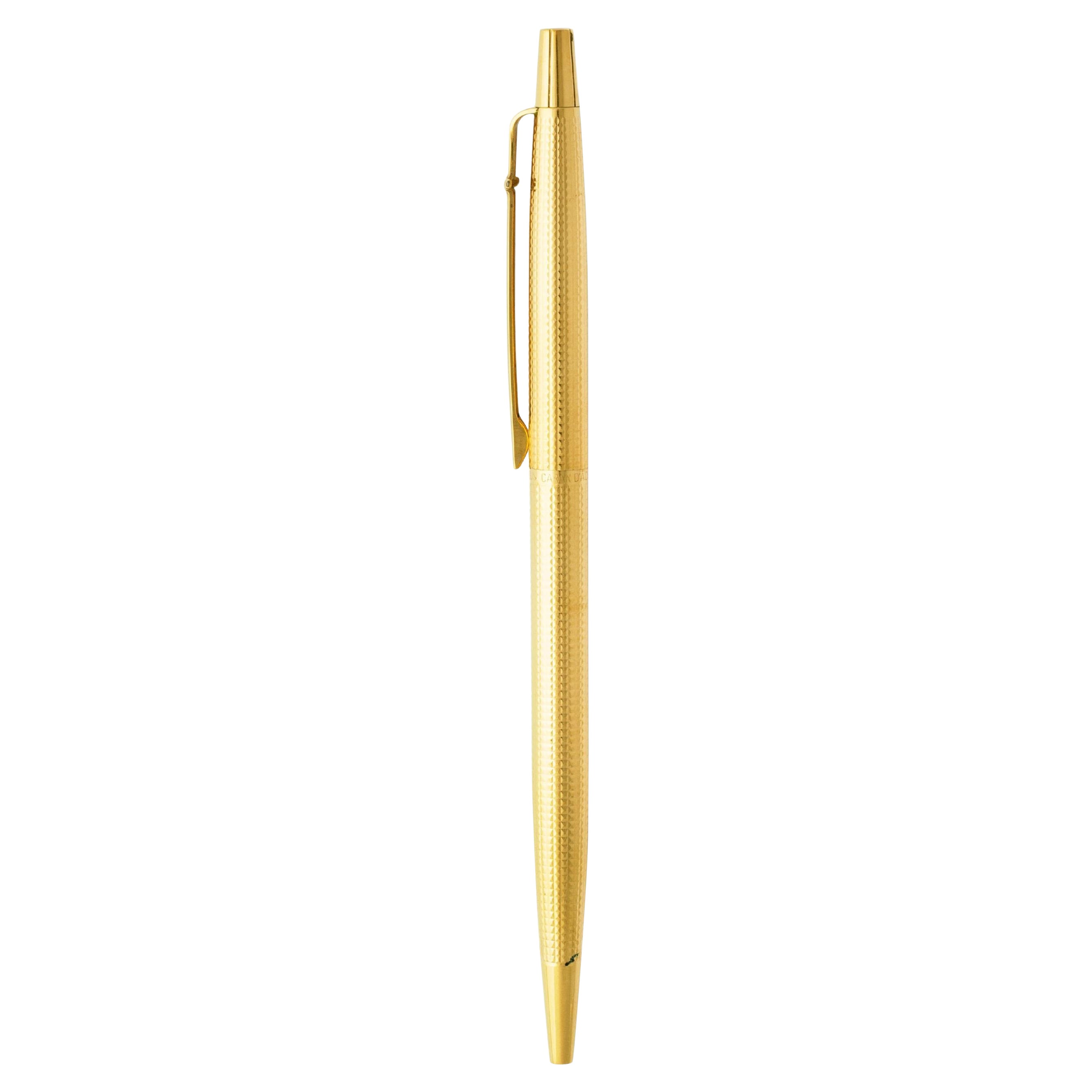 Caran d'Ache Collection Madison stylo BallPoint plaqué or