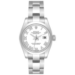 Rolex Datejust 26 White Dial Oyster Bracelet Steel Ladies Watch 179160