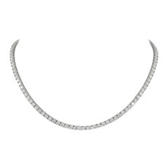 Alexander Beverly Hills 16.90 Carat Diamond Tennis Necklace 18k White Gold