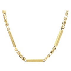 Antique Georgian 18k Yellow Gold Muff Chain Circa 1820