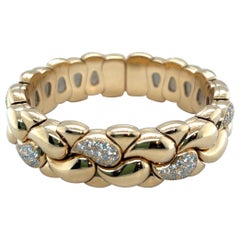 Bracelet Casmir en or jaune 18 carats et diamants par Chopard