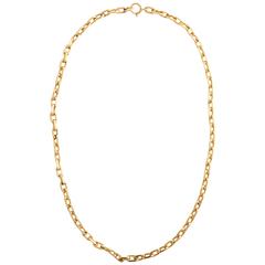 Tiffany & Co. Beautiful 14 Karat Gold Link Necklace