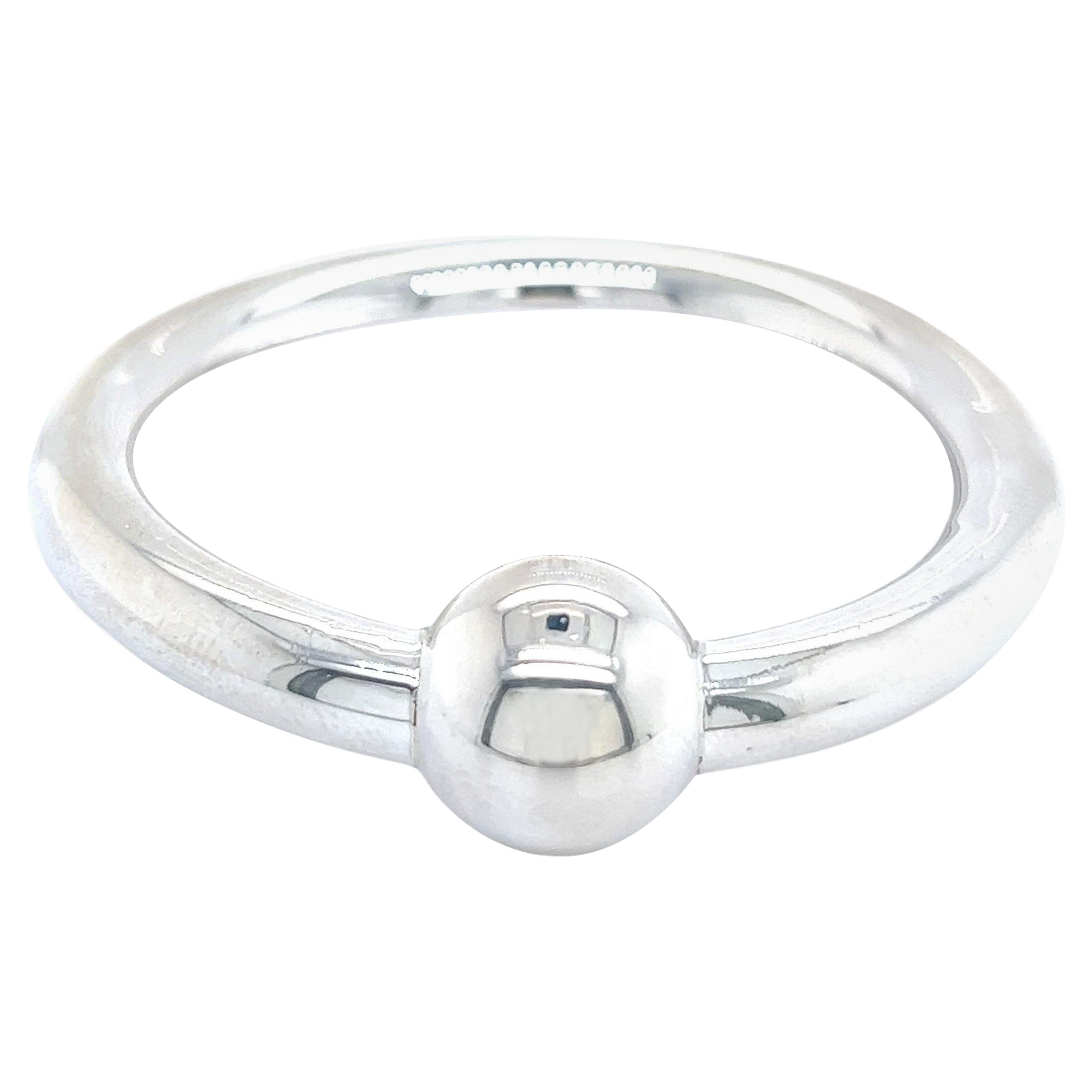 Nachlass Babyrattle von Tiffany & Co., 2" Breites Silber