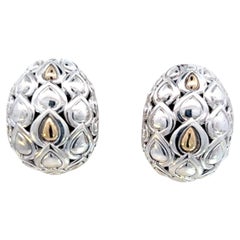 John Hardy Estate Ohrringe aus Sterlingsilber 14k Y Gold