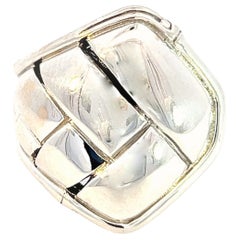 John Hardy Estate gewebt Bambus Stil Ring 7,25 Silber