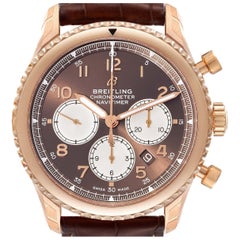 Montre Hommes Breitling Navitimer Aviator 8 B01 Rose Gold RB0117 Unworn