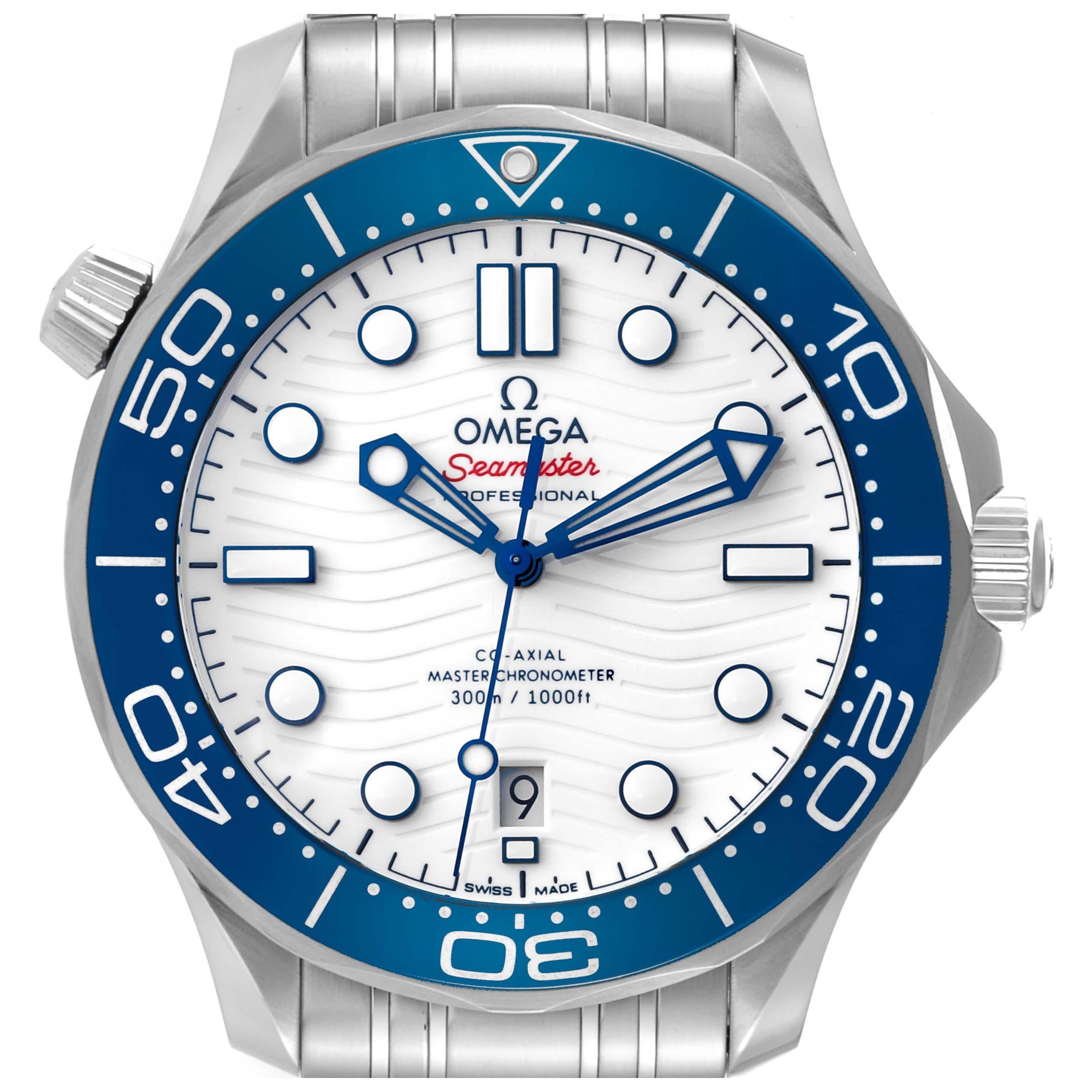 Omega Seamaster Tokyo 2020 Limited Edition Steel Mens Watch For Sale