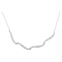 14K White Gold 1.25ct Diamond Necklace NK4-10216W
