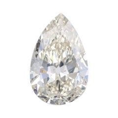 Used Alexander Beverly Hills HRD Certified 8.99 Carat M SI2 Pear Cut Diamond