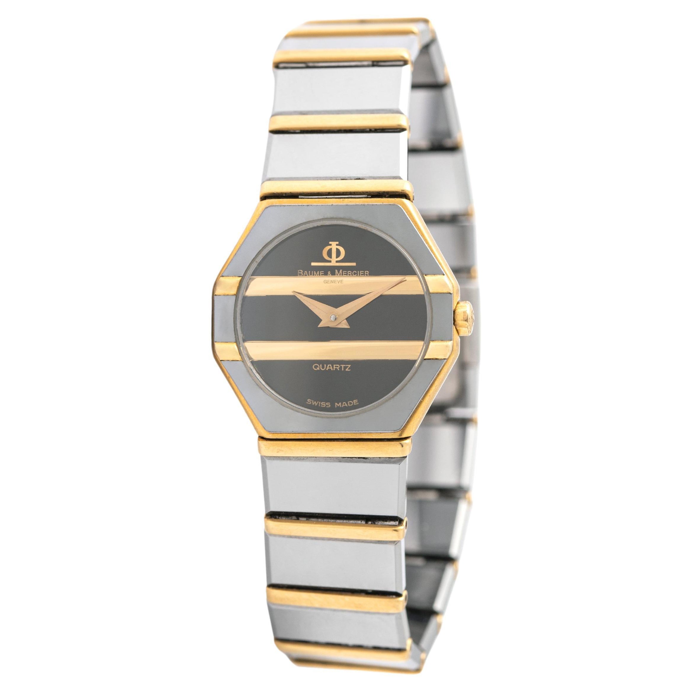 Baume & Mercier Vintage Avant-Garde Stainless Steel Wristwatch