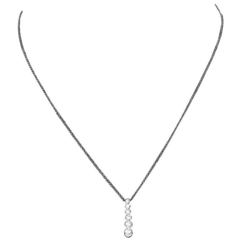 Tiffany & Co. Platinum Diamond Necklace