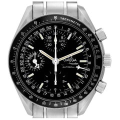 Omega Speedmaster Day Date Black Dial Automatic Mens Watch 3520.50.00 Box Card