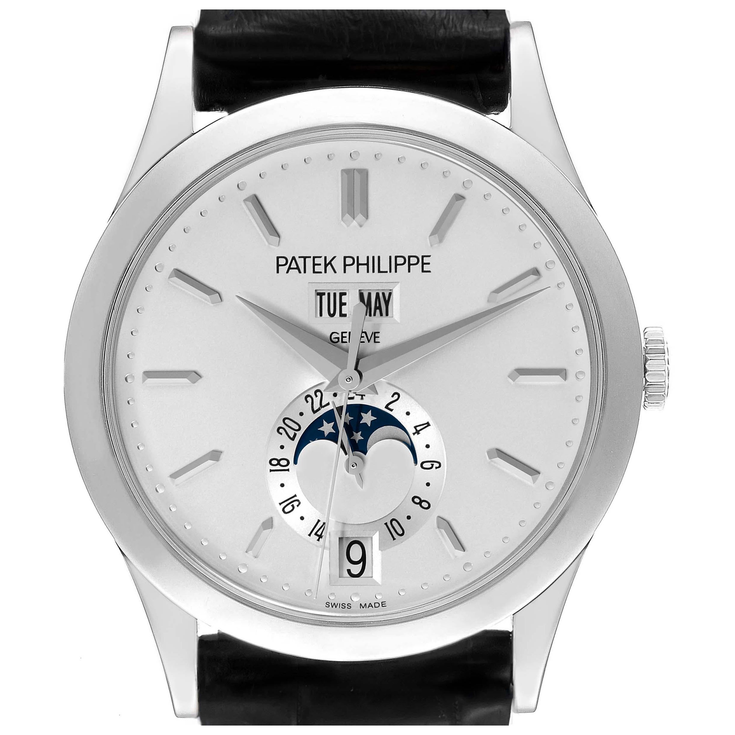 Patek Philippe Complications Annual Calendar White Gold Mens Watch 5396 For Sale