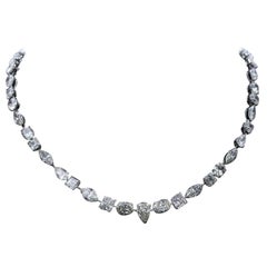 Emilio Jewelry GIA-zertifizierte 1,00 Karat Diamant-Halskette in verschiedenen Formen