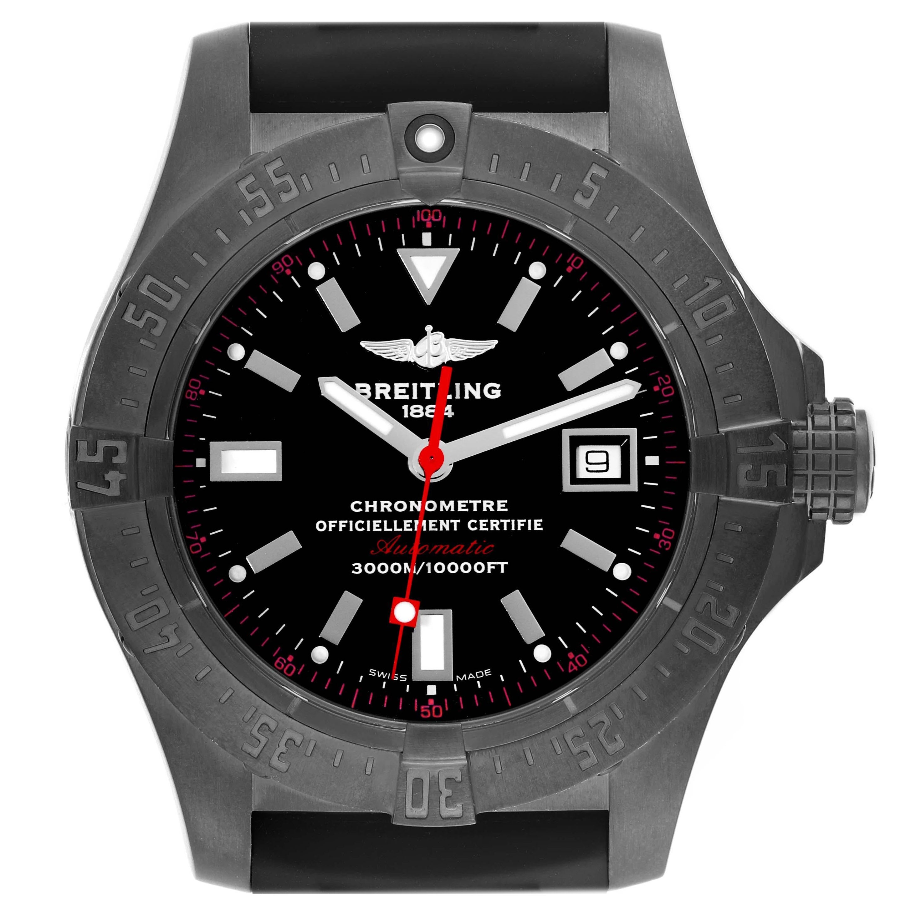 Montre homme Breitling Avenger Seawolf Code Red Blacksteel Limited Edition