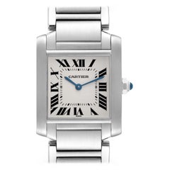 Used Cartier Tank Francaise Midsize Steel Ladies Watch WSTA0005