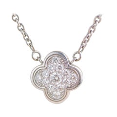 Van Cleef & Arpels Diamond Pure Pendant Necklace