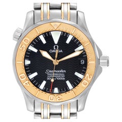Omega Seamaster 36 Midsize Yellow Gold Steel Montre Homme 2453.50.00