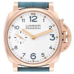 Panerai Luminor Due Rose Gold Ivory Dial Mens Watch PAM00741