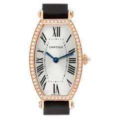 Cartier Tonneau Rose Gold Diamond Ladies Watch WE400331