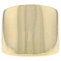 Anneau en or jaune - 14k Wide Tapered Ring