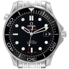 Used Omega Seamaster Diver 300M Steel Mens Watch 212.30.41.20.01.003 Box Card