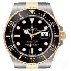 Rolex Seadweller Black Dial Steel Yellow Gold Mens Watch 126603 Unworn