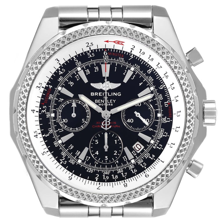 Breitling Bentley Motors Chronograph Herrenuhr mit schwarzem 